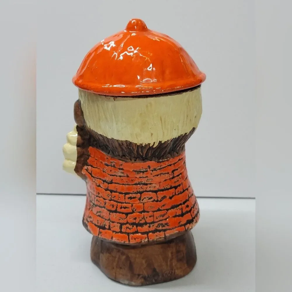 Vintage Treasure Craft Ceramic Boy w/Baseball Cap, Glove & Finger in His Mouth